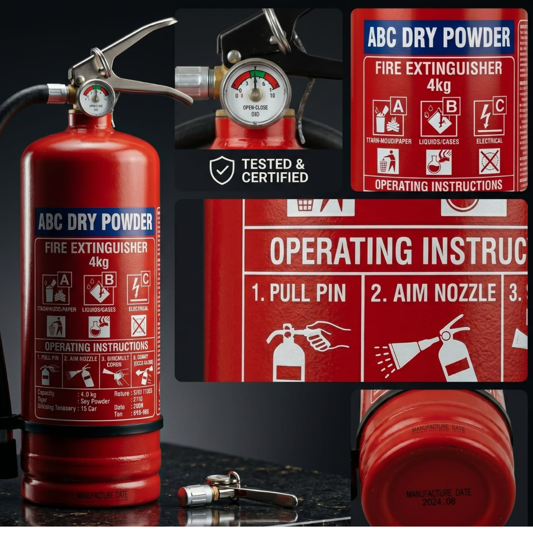 ABC-4 kg Fire Extinguisher - Image 4